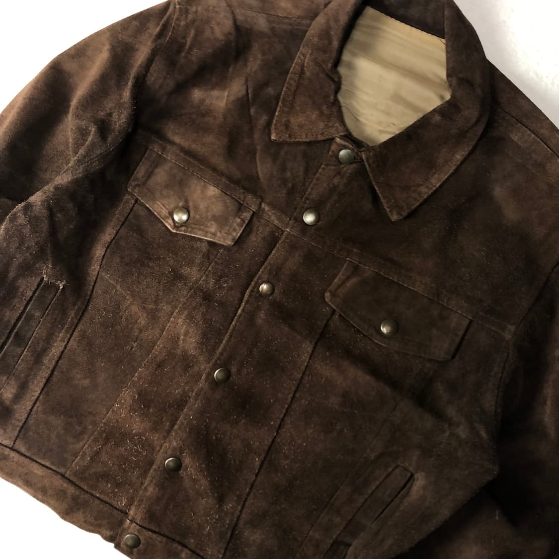 스트릿버즈 크롭 레더 트러커 자켓  상품이미지5