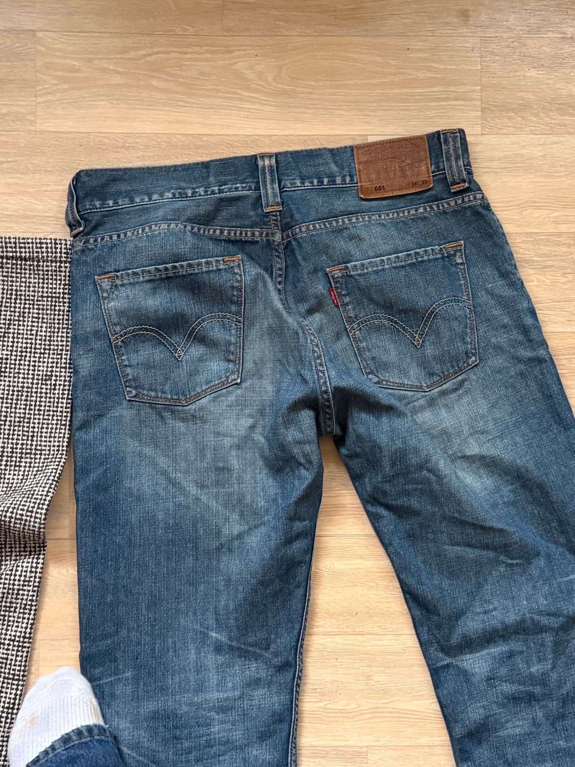 Levis 리바이스 601 34/33 빈티지 데님 스트레이트핏 상품이미지3