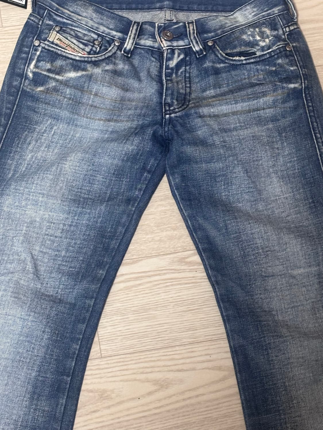 (W) 디젤 D-에비 부츠컷 앤 플레어 진 1969 09i03 다크 블루 상품이미지7