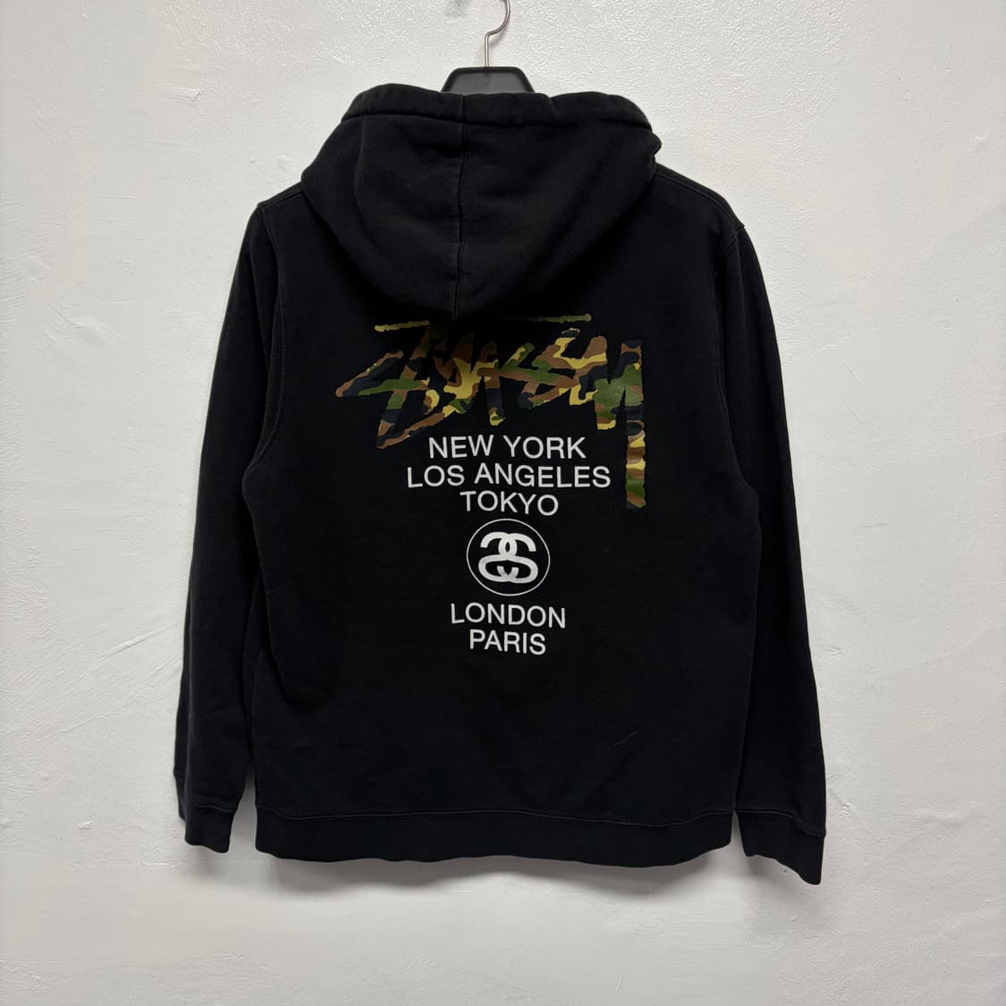 00S 스투시 월드투어 카모 후디 상품이미지1
