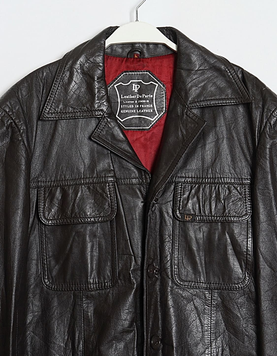 Leather De Paris Half Coat 상품이미지2