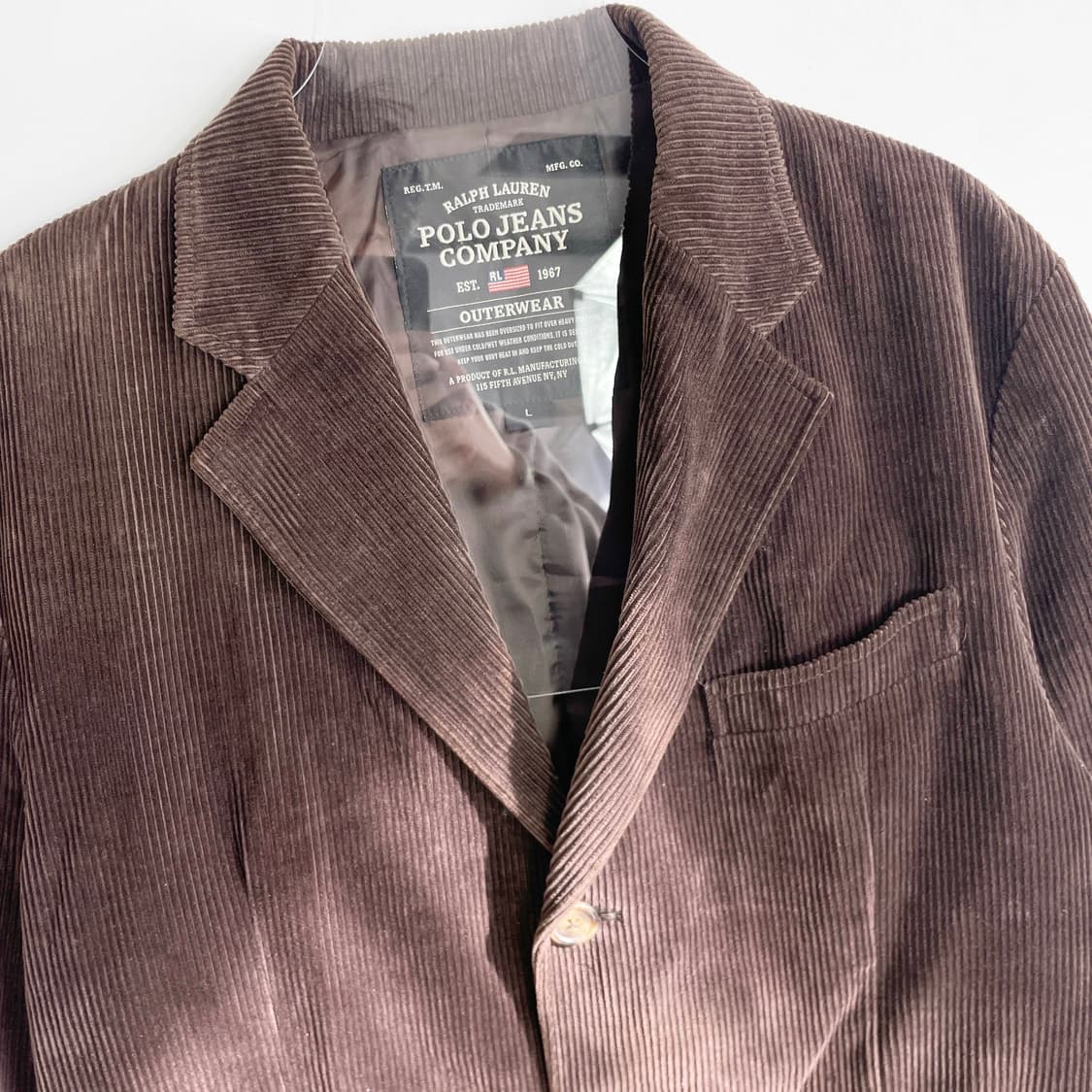 A2 폴로 코듀로이 블레이저 L사이즈 상품이미지2