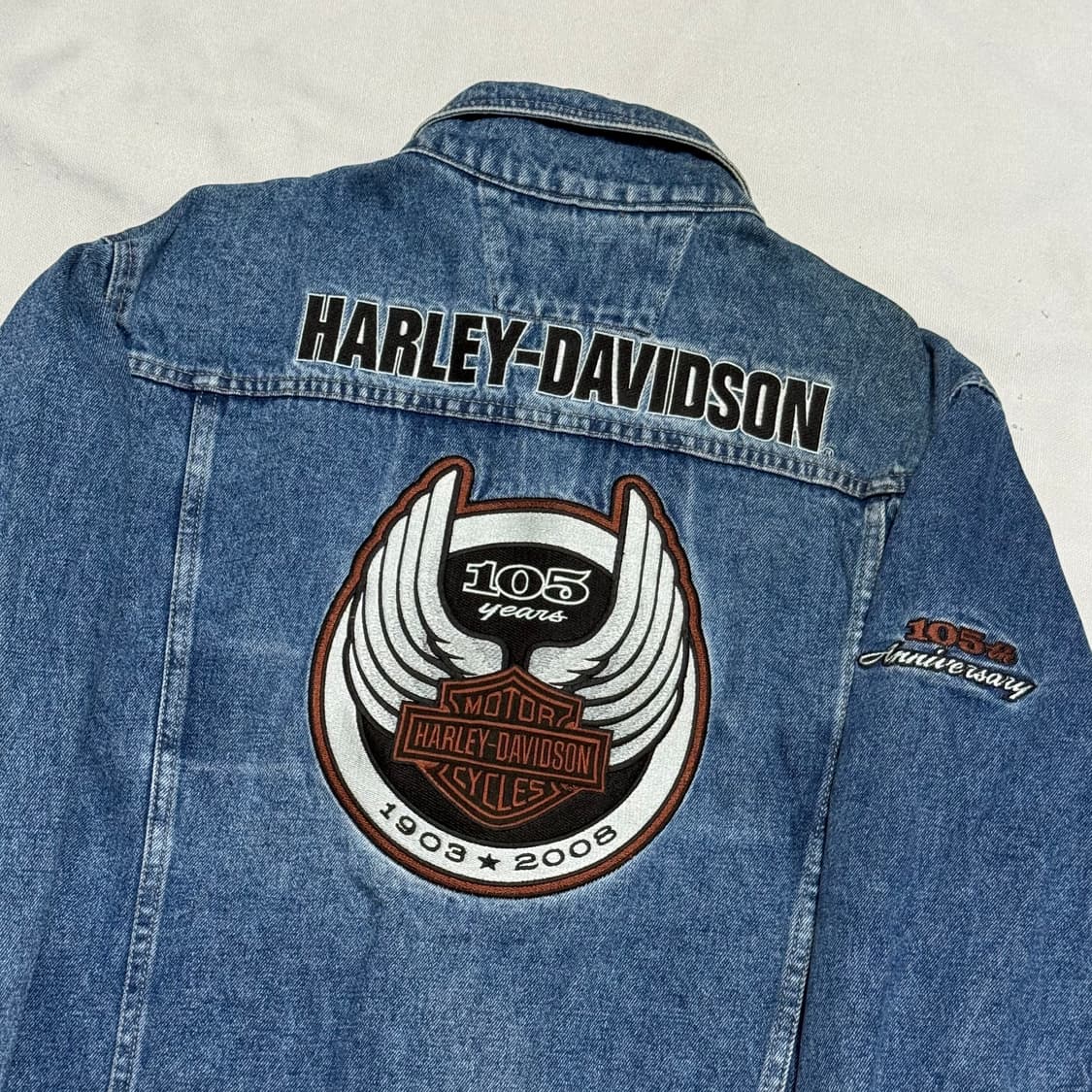 L 할리데이비슨 105주년 기념 데님 자켓 상품이미지1