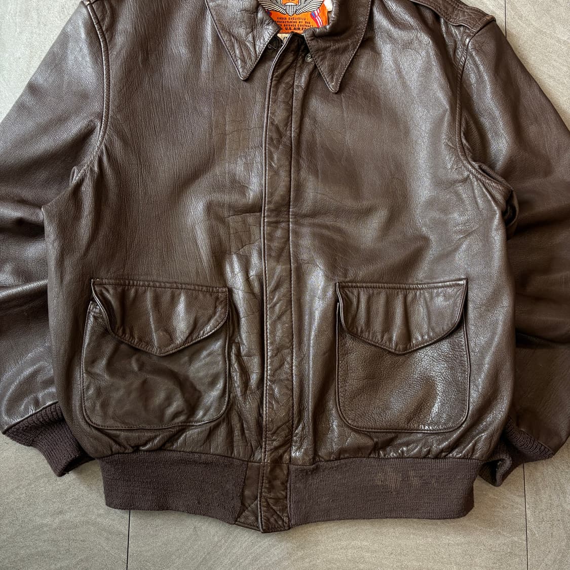 Cooper Type A-2 leather jacket 쿠퍼 A2 자켓 상품이미지2