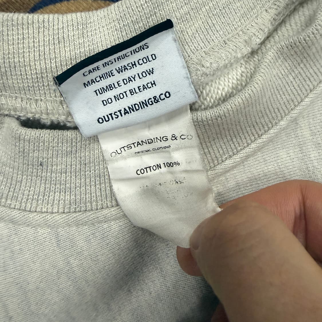 (M)아웃스탠딩 Outstanding 미네소타 맨투맨(그레이) 상품이미지3