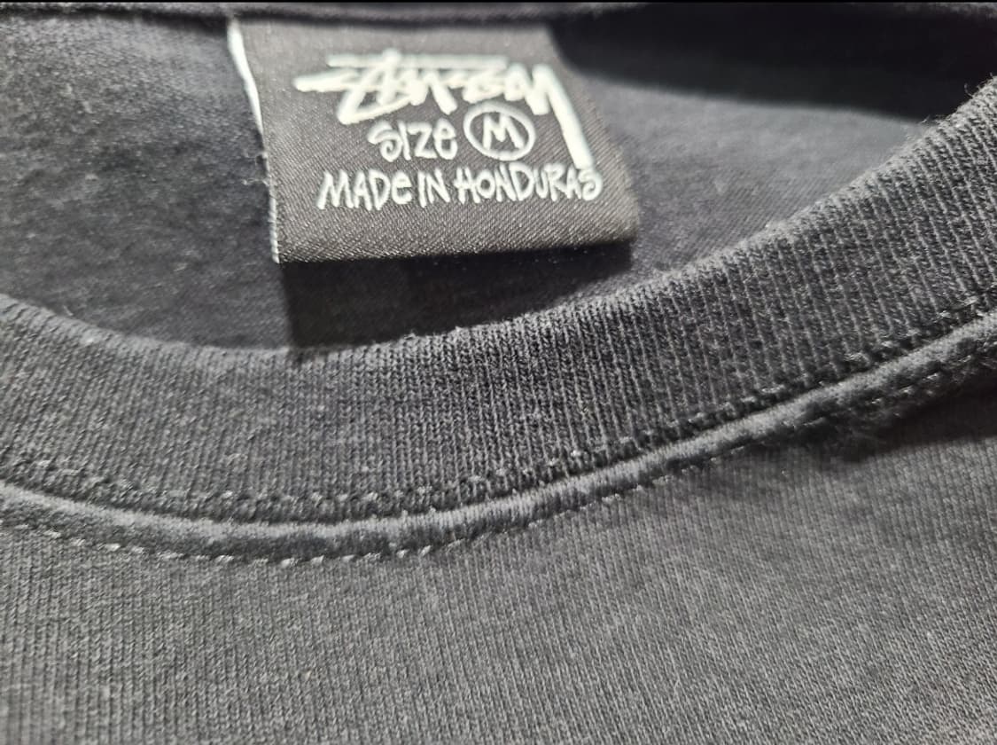 스투시 Stu C. 카모 로고 반팔티 블랙 상품이미지5