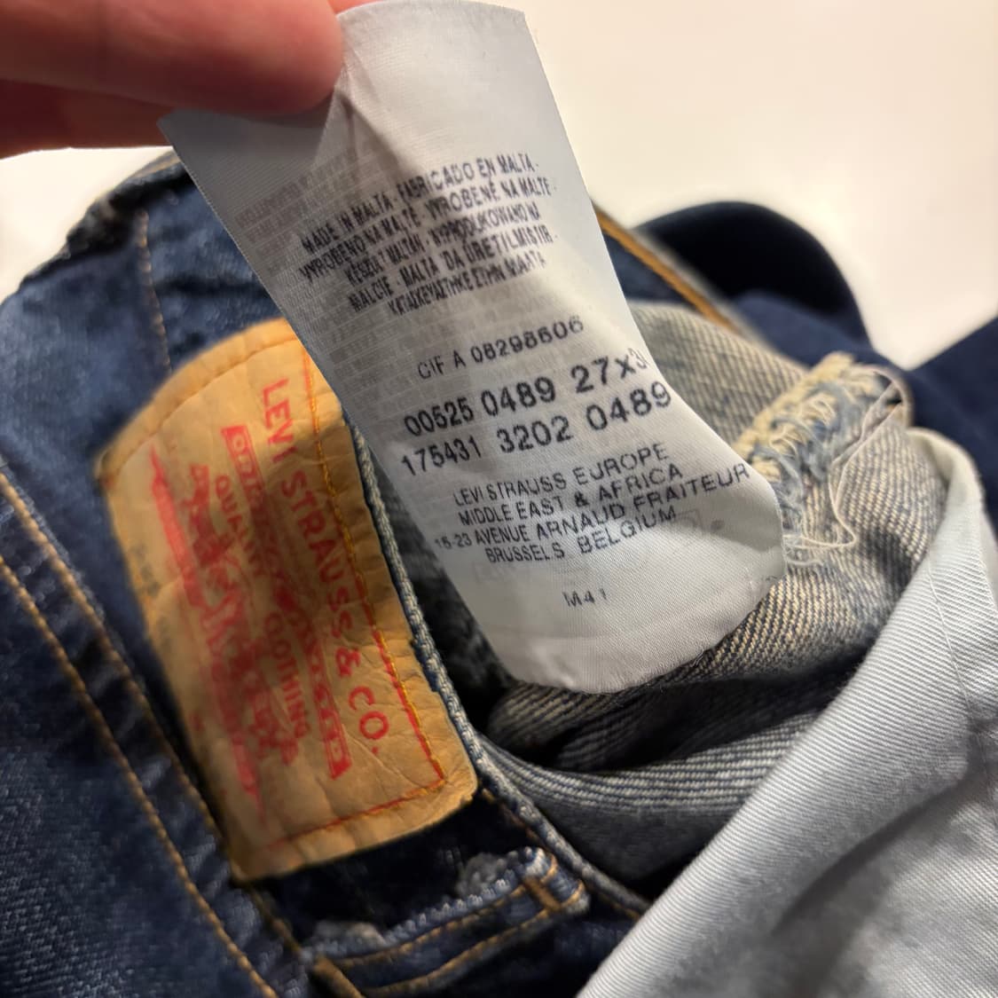 [27x34] 리바이스 525 부츠컷 데님 팬츠 청바지 D418 상품이미지8