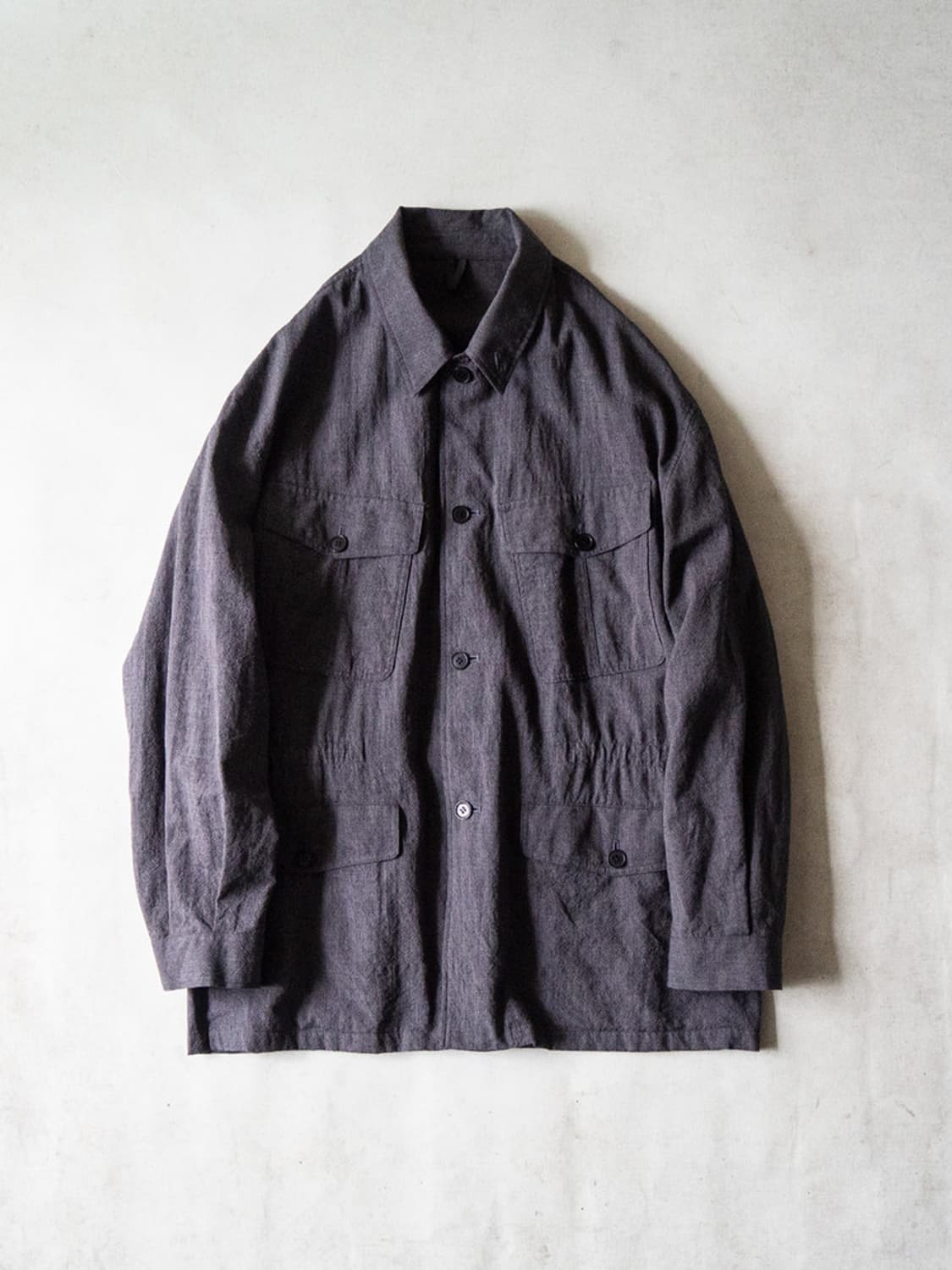 네스트로브컨팩트 울코튼린넨 사파리 자켓 상품이미지1