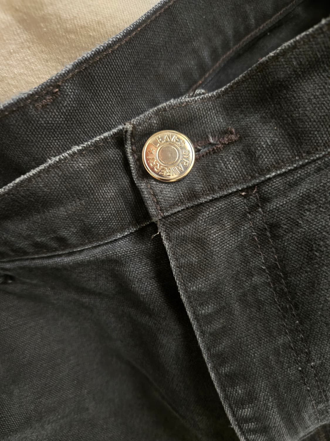 USA MADE 칼하트 더블니 블랙 34 상품이미지6