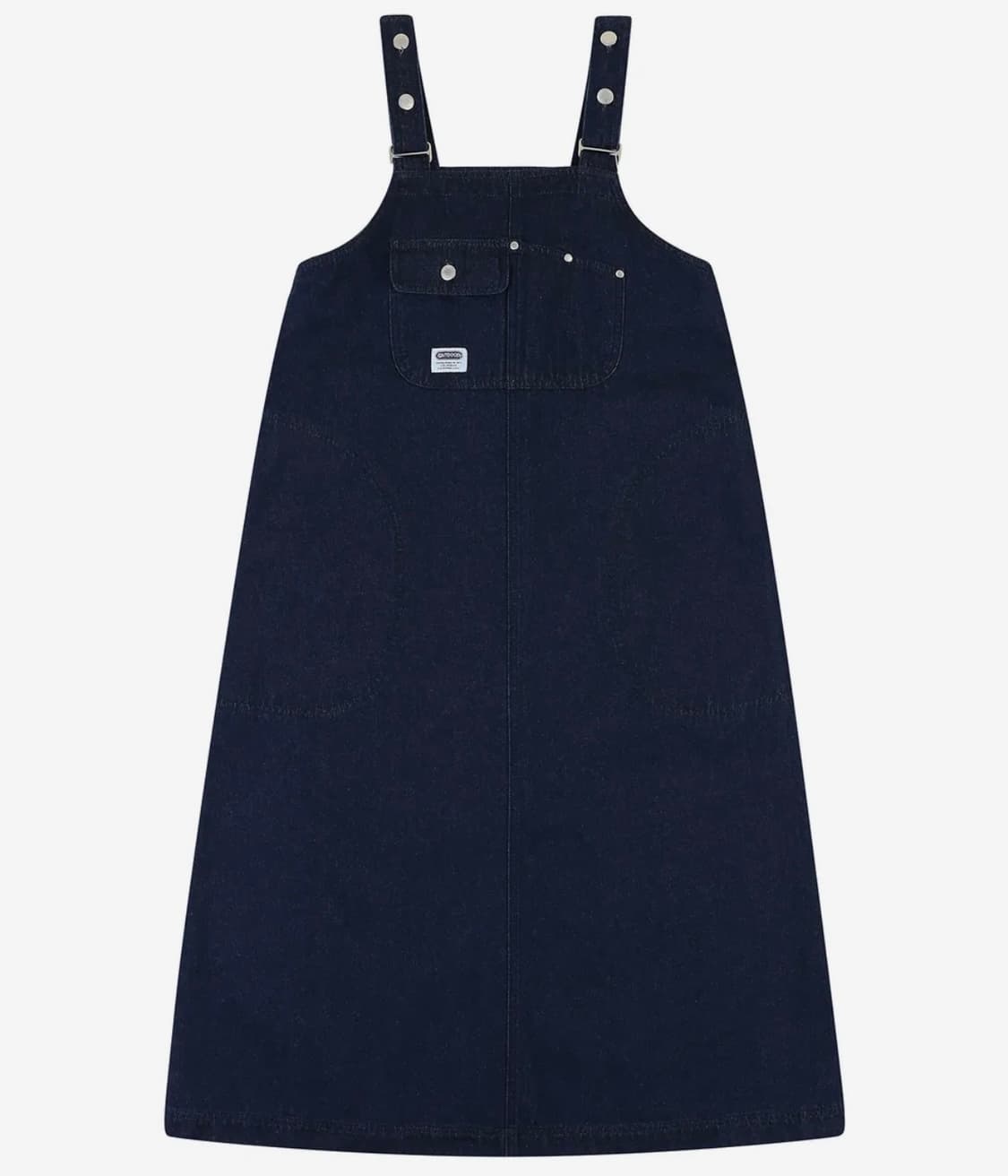 아웃도어프로덕츠 여성 데님 오버롤 스커트 DENIM OVERALL SKI 상품이미지2