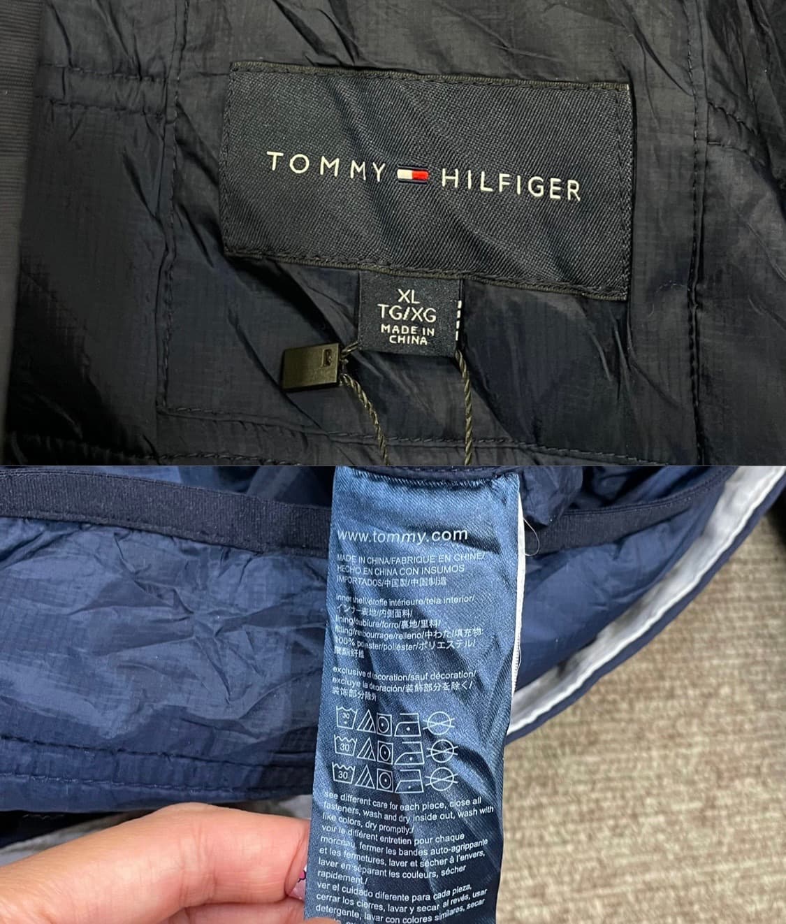 (XL) Tommy 타미힐피거 바람막이 자켓  상품이미지10