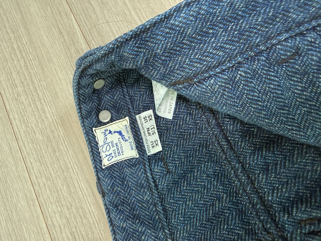 orslow 오어슬로우 헤링본 퍼티그 슬림 레어템 1사이즈 상품이미지10