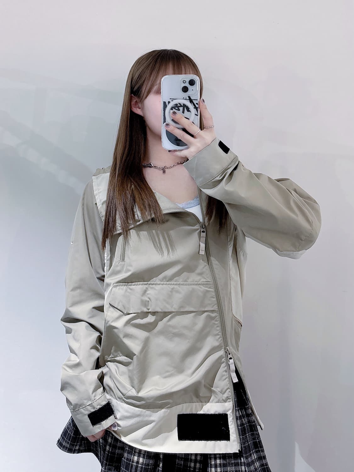 나이키 우븐 사선 바람막이 상품이미지1