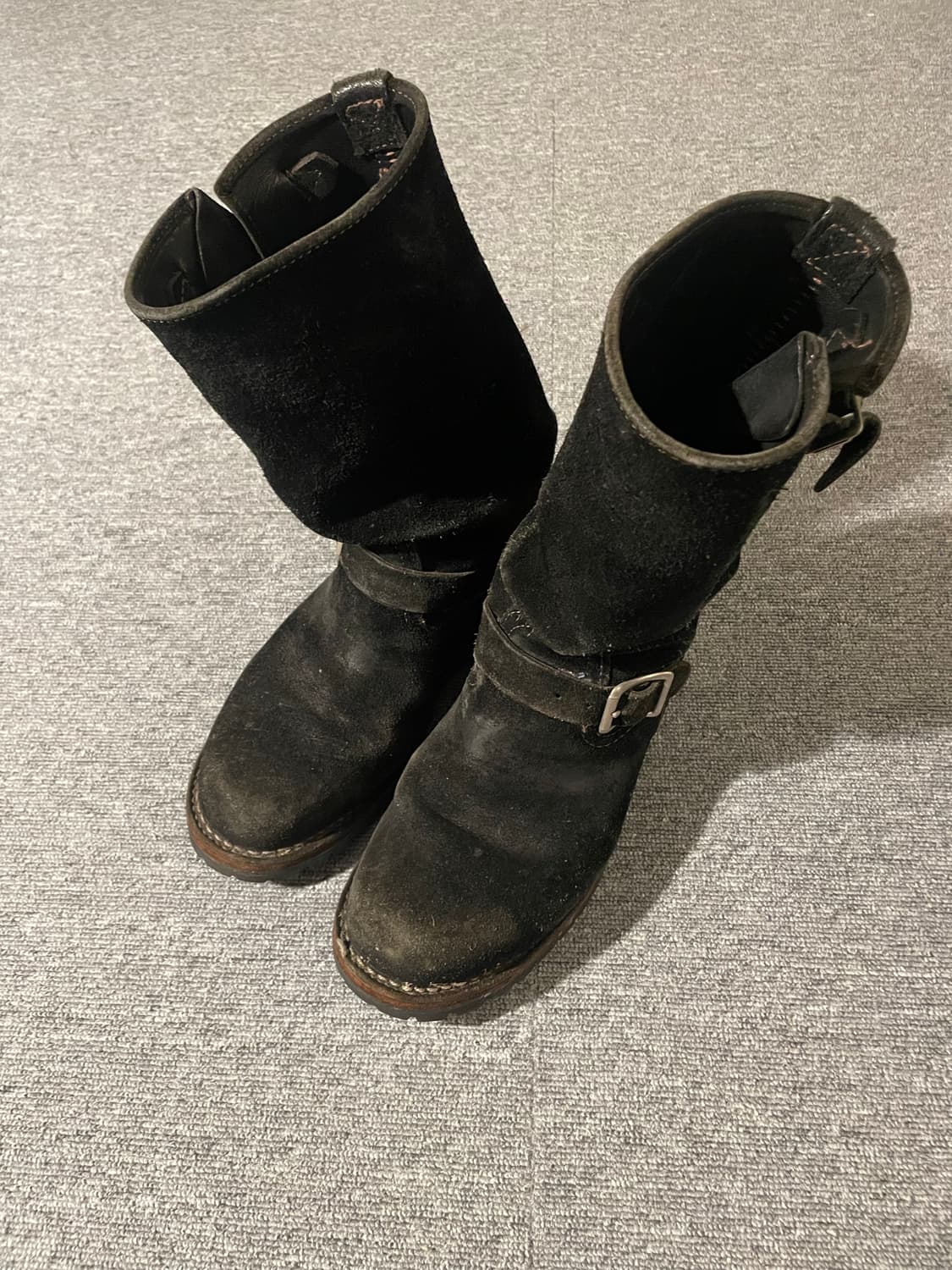 [265] 웨스코 보스 러프아웃블랙 엔지니어부츠 상품이미지1