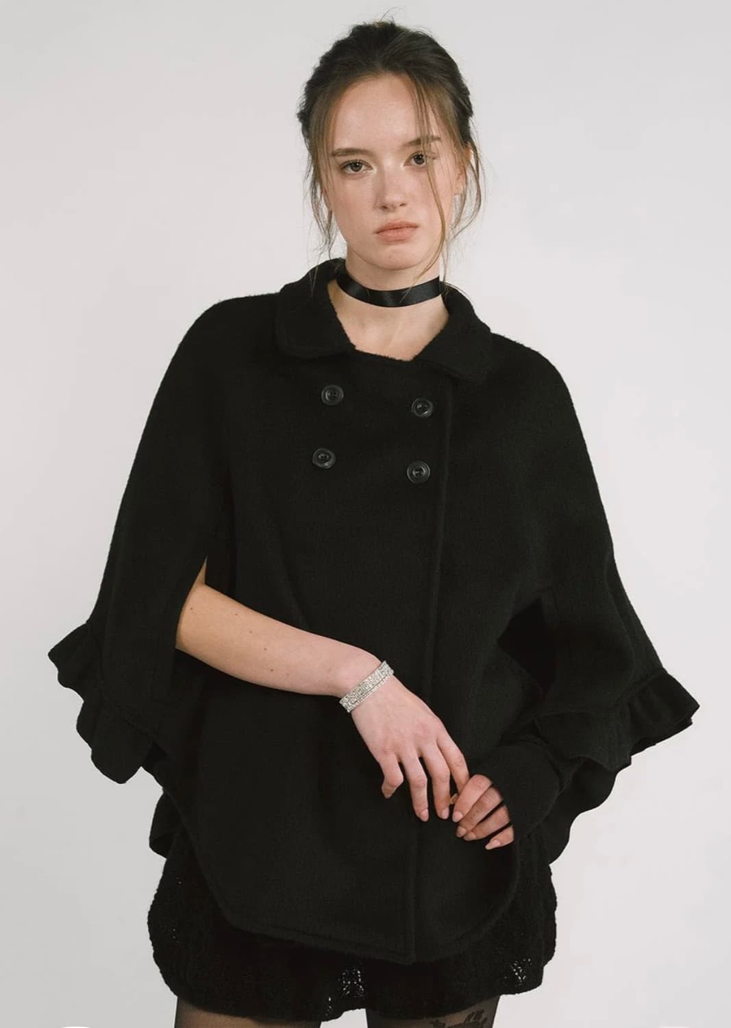 쓰리타임즈 문 케이프 코트 자켓 상품이미지1