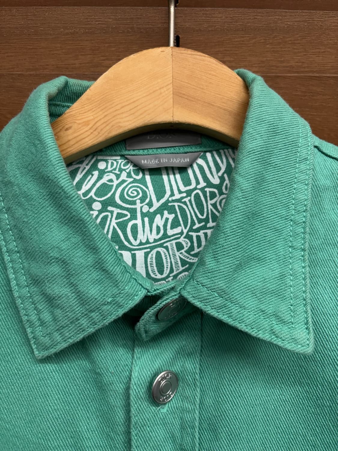 디올 x 숀스테이시 데님 워크셔츠 상품이미지4