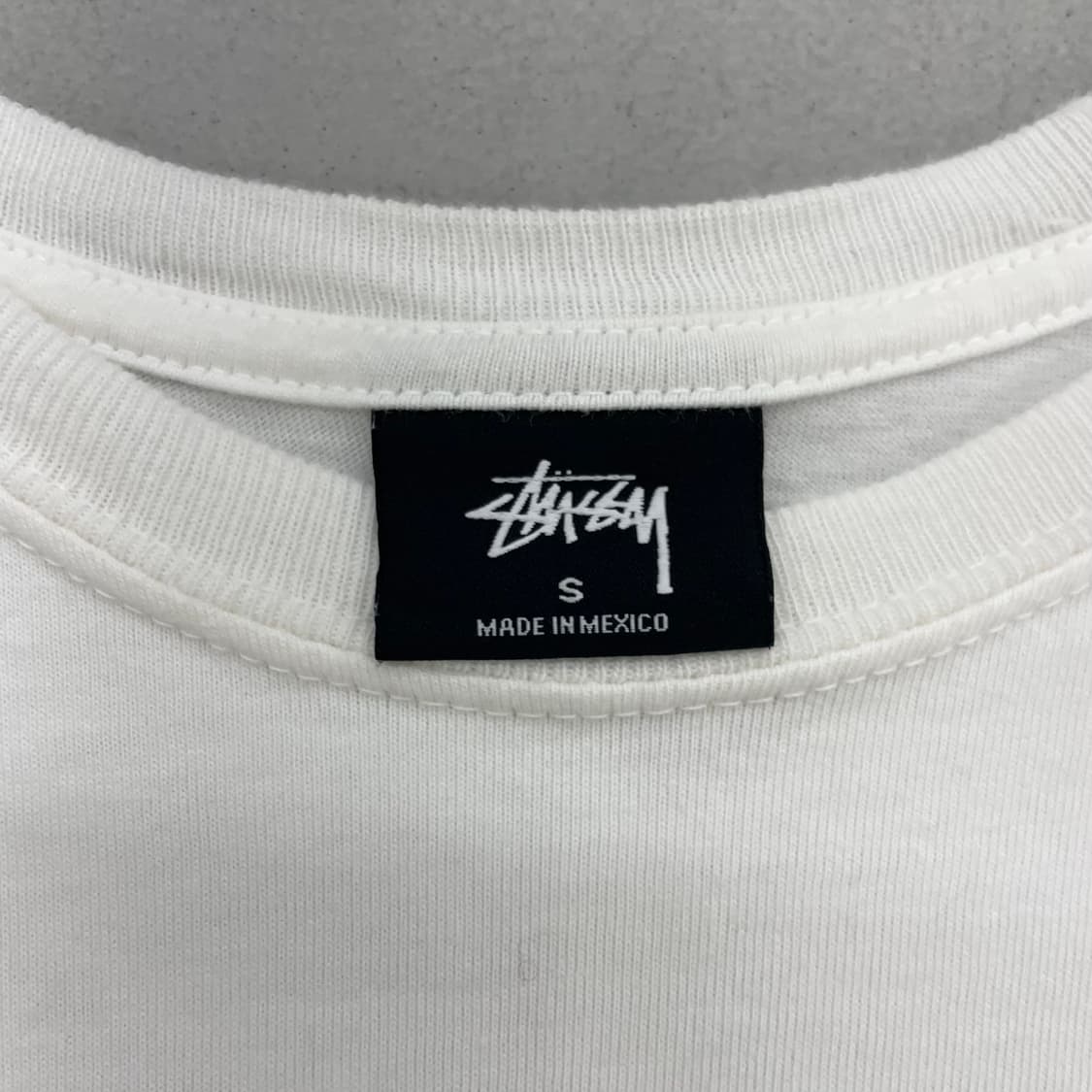 스투시 스톤티 스톤 반팔 티셔츠 화이트 상품이미지4