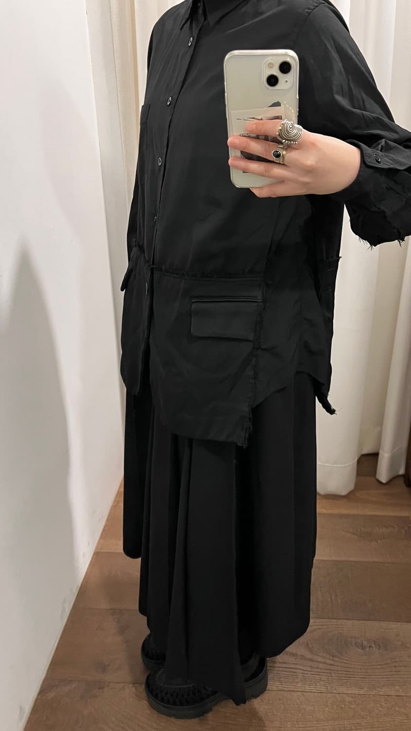 Docking Pleats Side Belt Skirt 상품이미지3