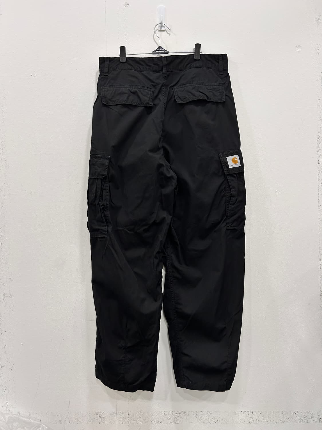 칼하트 콜 카고팬츠 32인치 블랙 와이드핏 상품이미지3