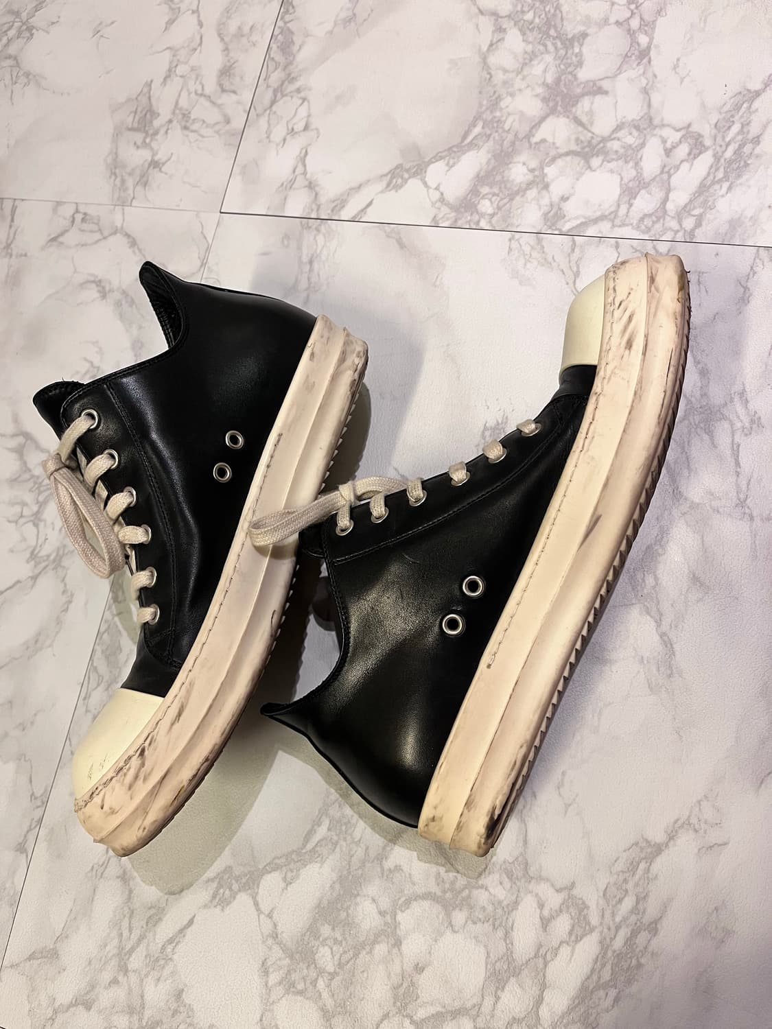 릭오웬스 라몬즈 로우 릭컨 상품이미지4