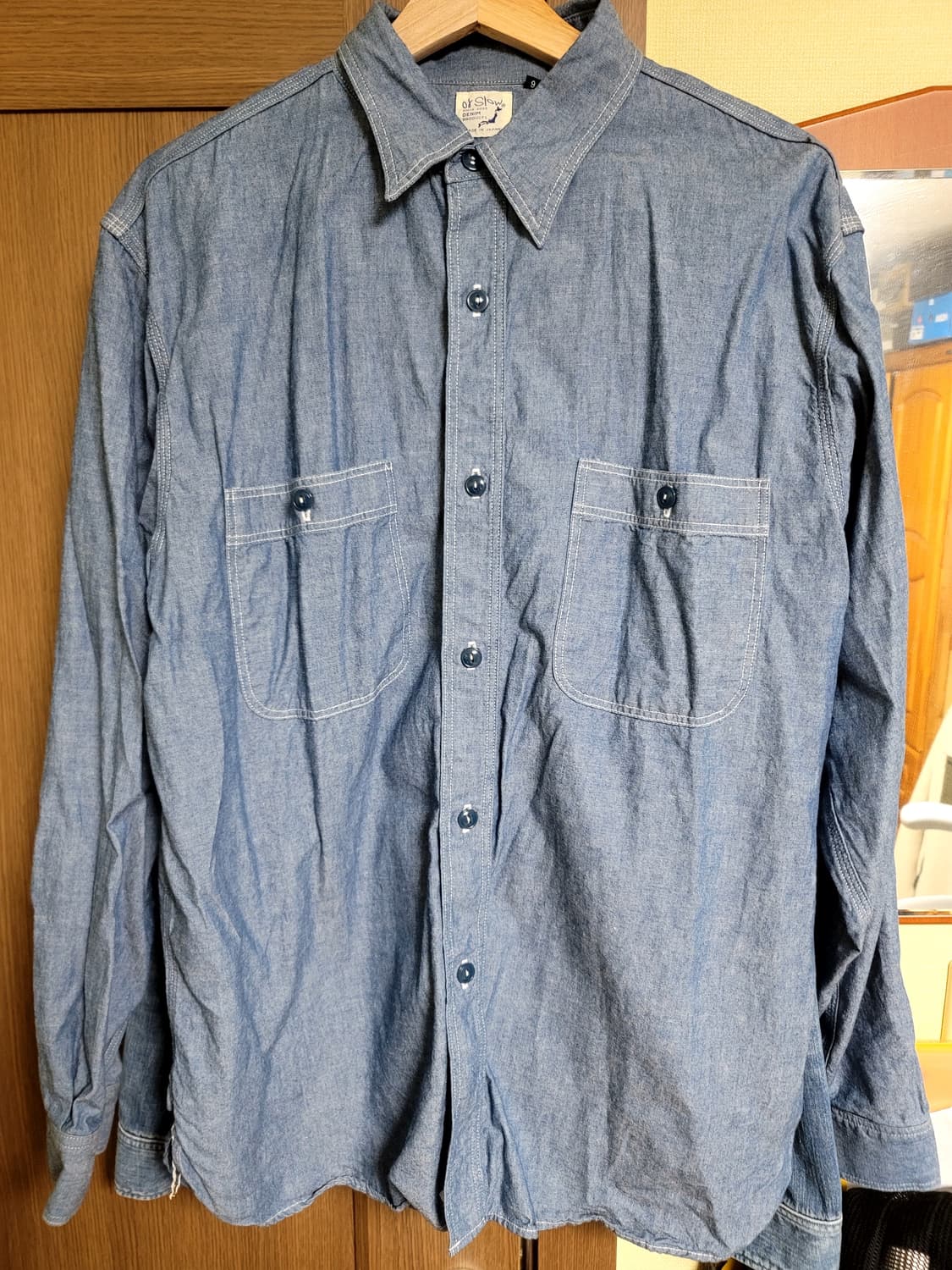 오어슬로우 샴브레이 워크셔츠 6사이즈 상품이미지3
