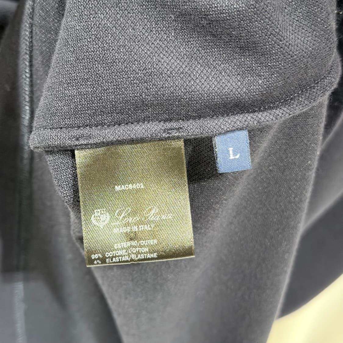 (A+/L) / 로로피아나 폴로 포켓 네이비 반팔 셔츠 상품이미지7