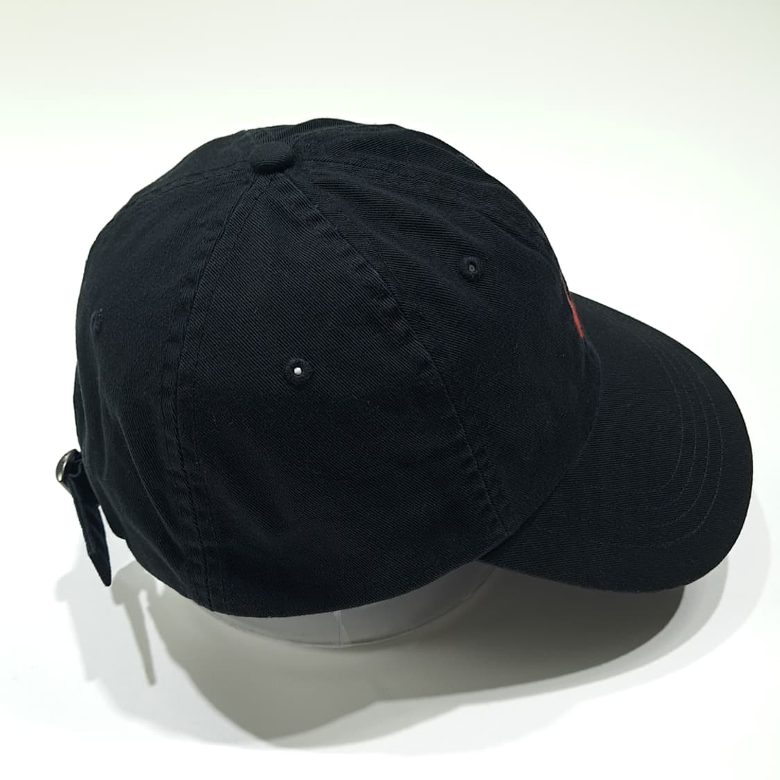 CL819 폴로 코튼 레드포니 블랙 볼캡 모자 상품이미지4