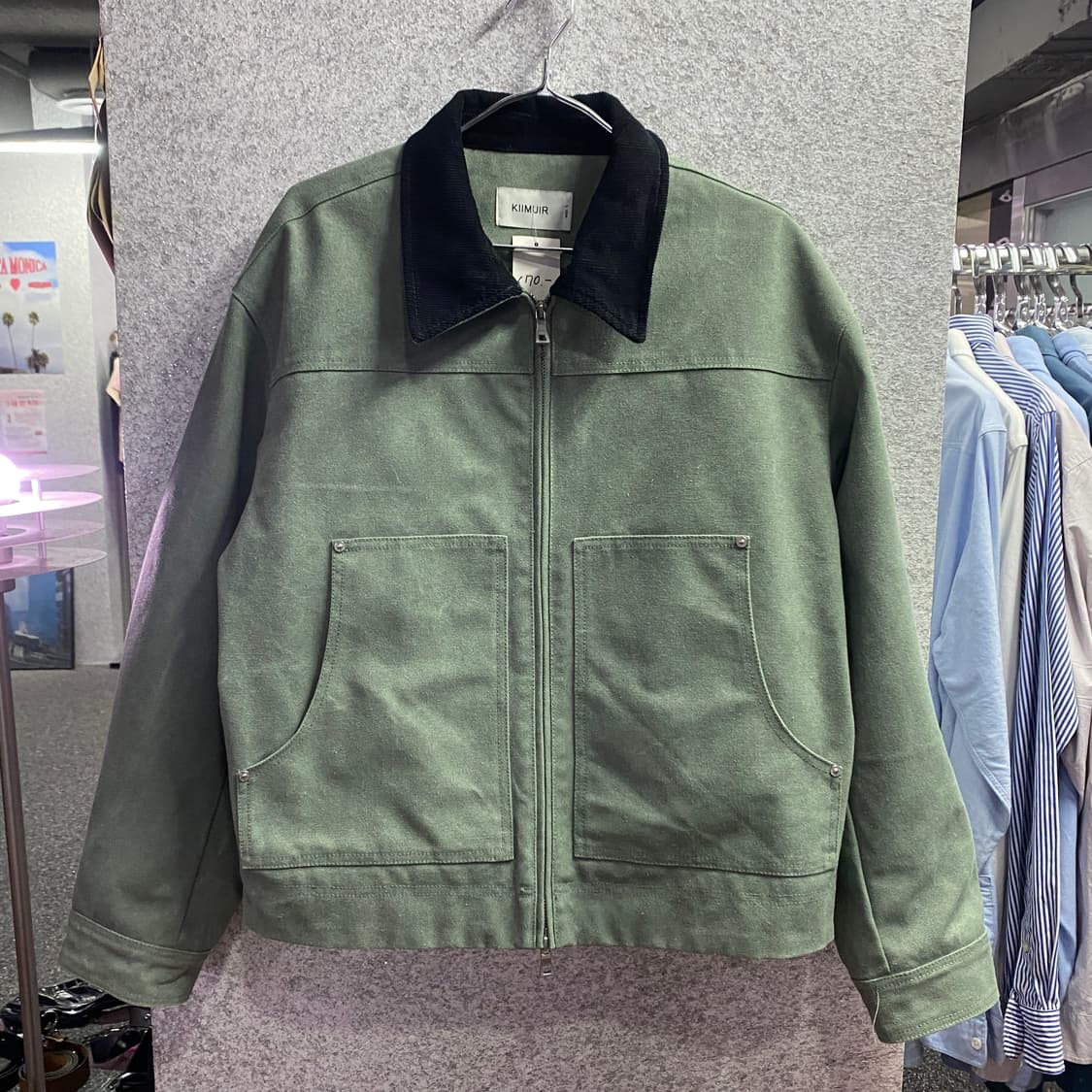 키뮤어 투웨이 코듀로이 카라 자켓 B3276 상품이미지2