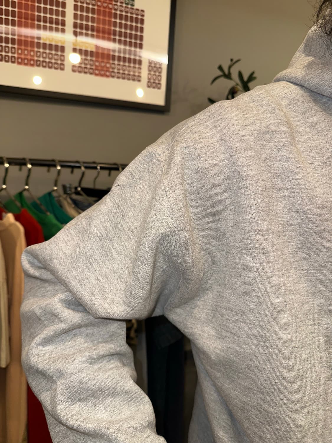 90‘s Russell Athletic grey hoodsweat 상품이미지3