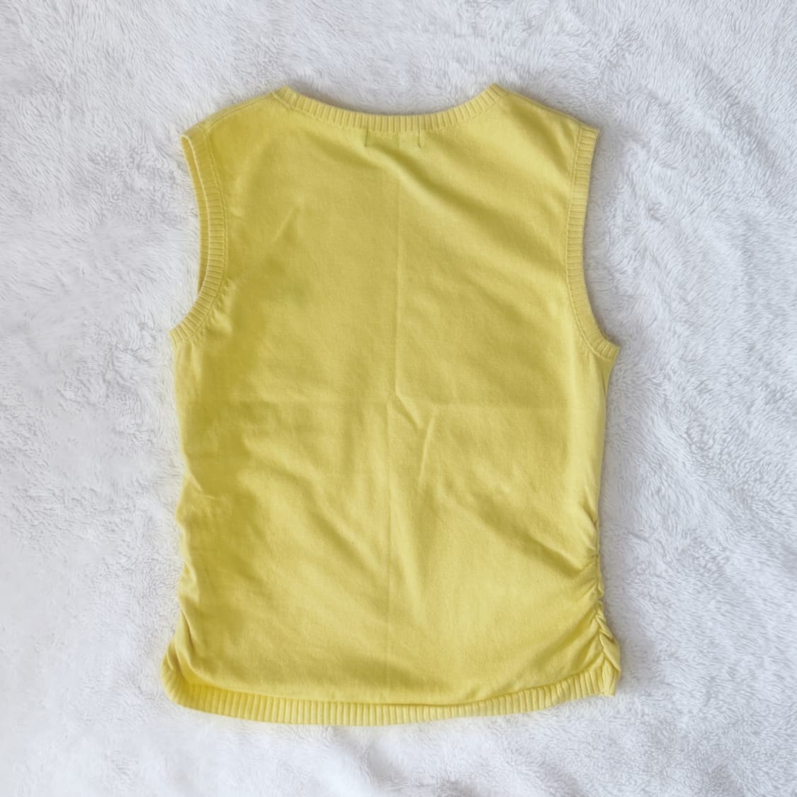 Burberry 버버리 블루라벨 셔링 핀터깔 니트 조끼 상품이미지3