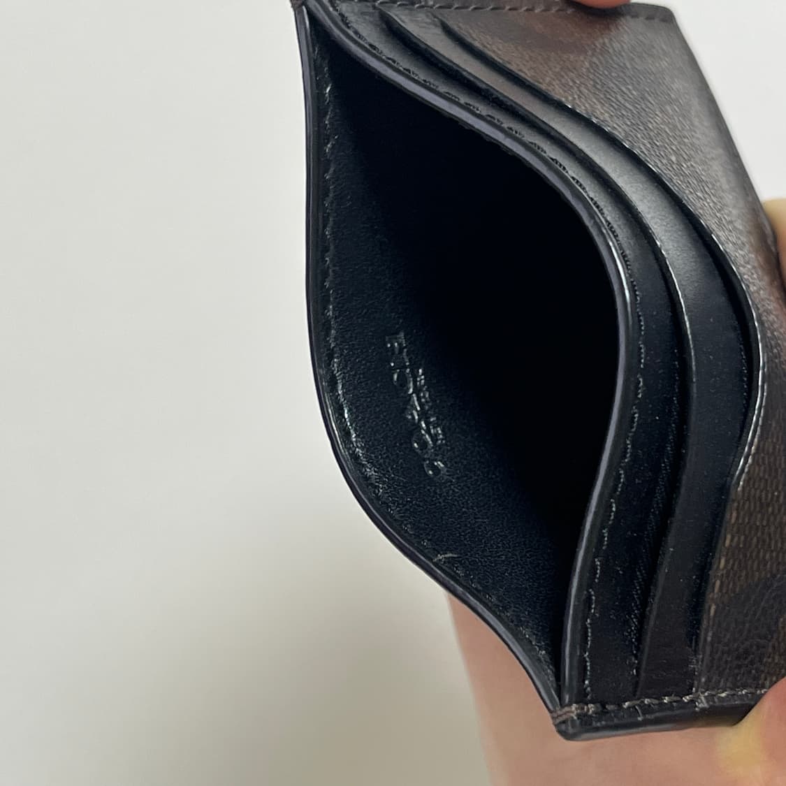 코치 가죽 카드홀더 지갑 상품이미지3