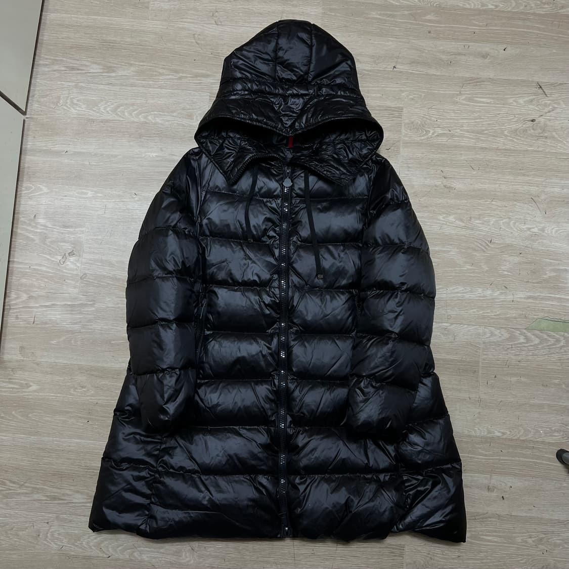 몽클레어 여성 프리미엄 덕다운 후드 수엔 롱패딩 점퍼 [블랙] 3사이즈 상품이미지1