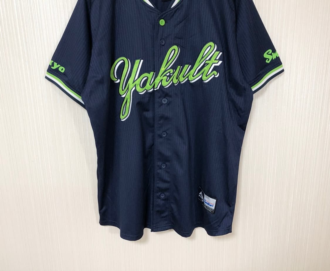 NPB 마제스틱 도쿄 야쿠르트 스왈로즈 원정유니폼/져지 L 상품이미지3