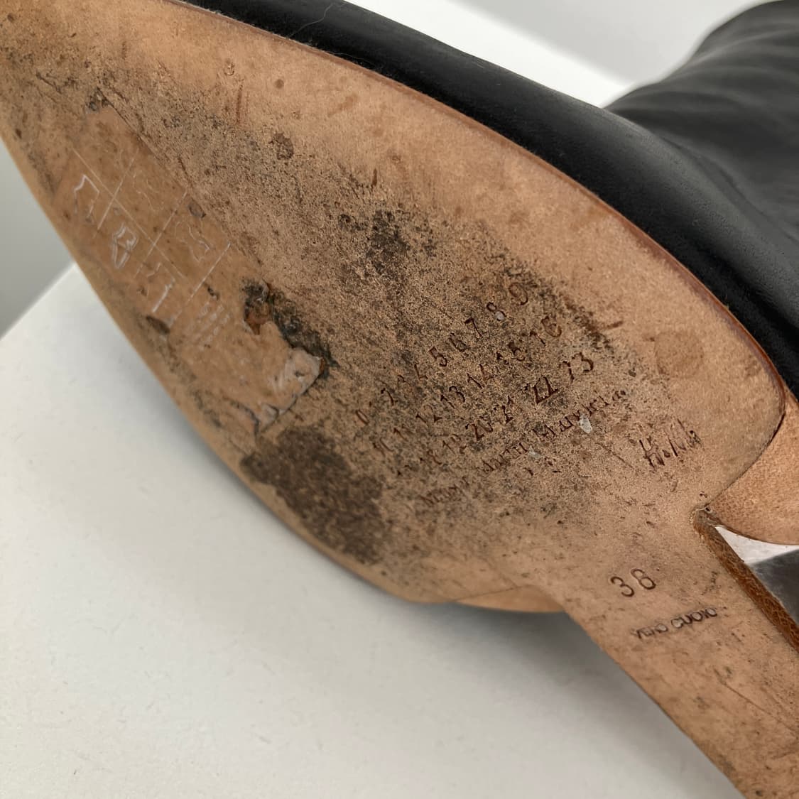 마르지엘라 플랙시글래스 웨지 앵클 부츠 상품이미지8