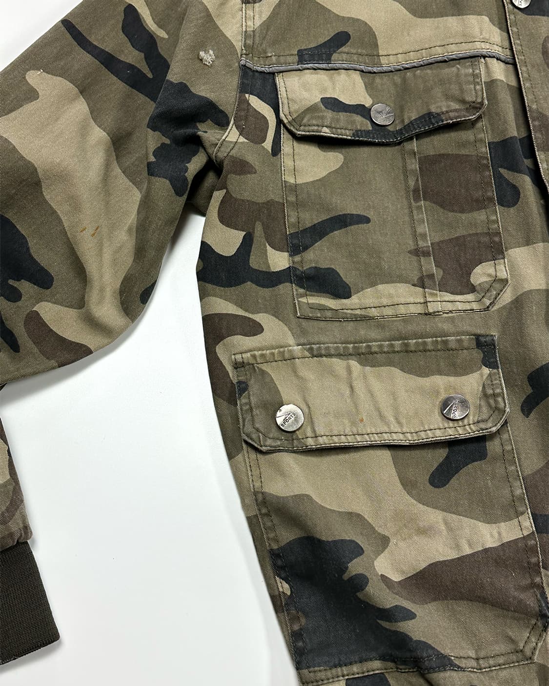 BORFEND 카모플라쥬 ma-1 디테일 야상 점퍼 상품이미지4