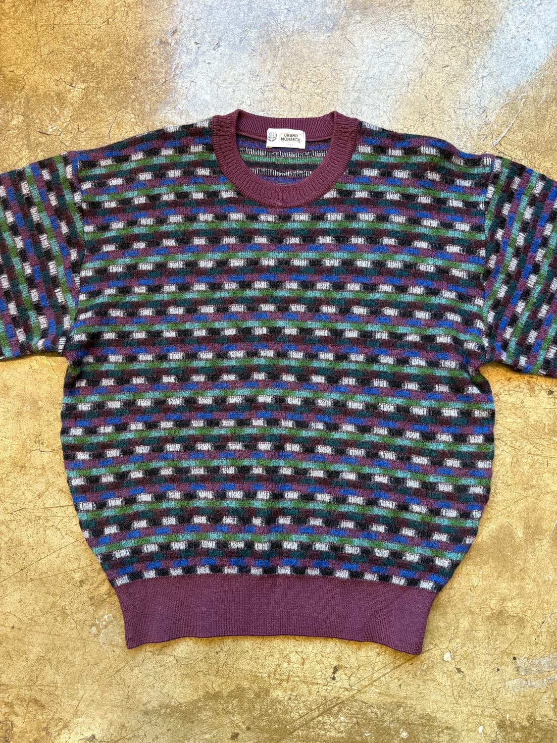 90s Mizuno japan 빈티지 패턴 니트 상품이미지3