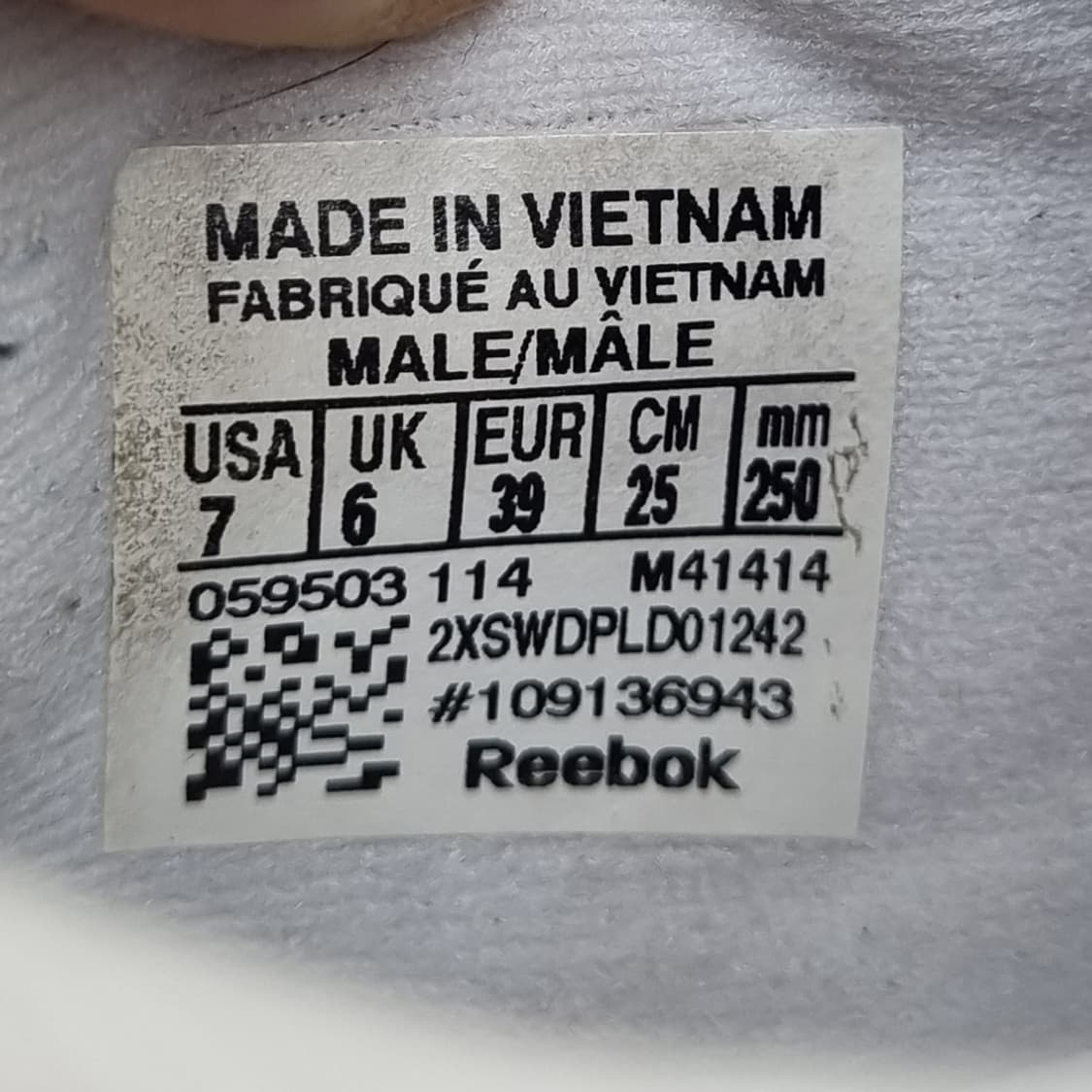 리복 GL6000 운동화250  상품이미지6