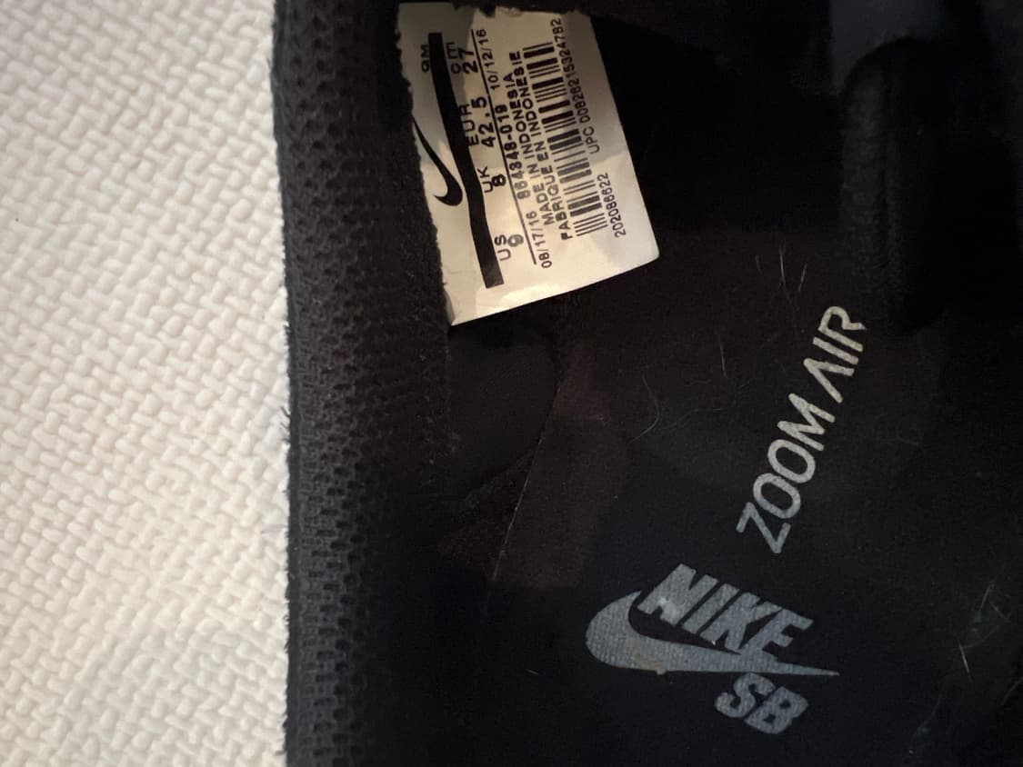 무료배송 - 나이키 SB 블레이저 줌 로우 XT(블랙/화이트) 270 상품이미지7