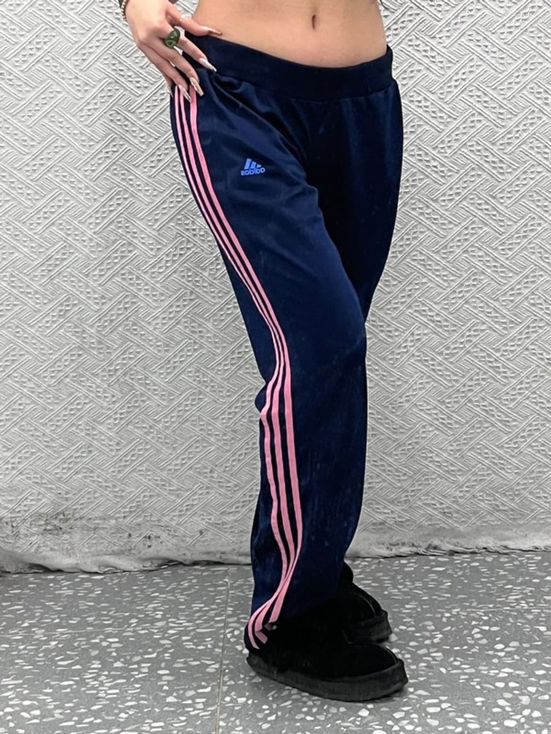 아디다스 베이직 오리지널 삼선 검흰 트랙팬츠 85 C08189 상품이미지2