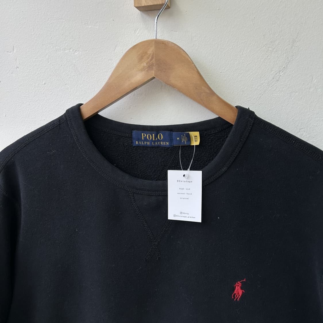 15837 - 폴로 랄프로렌 블랙 맨투맨 상품이미지3