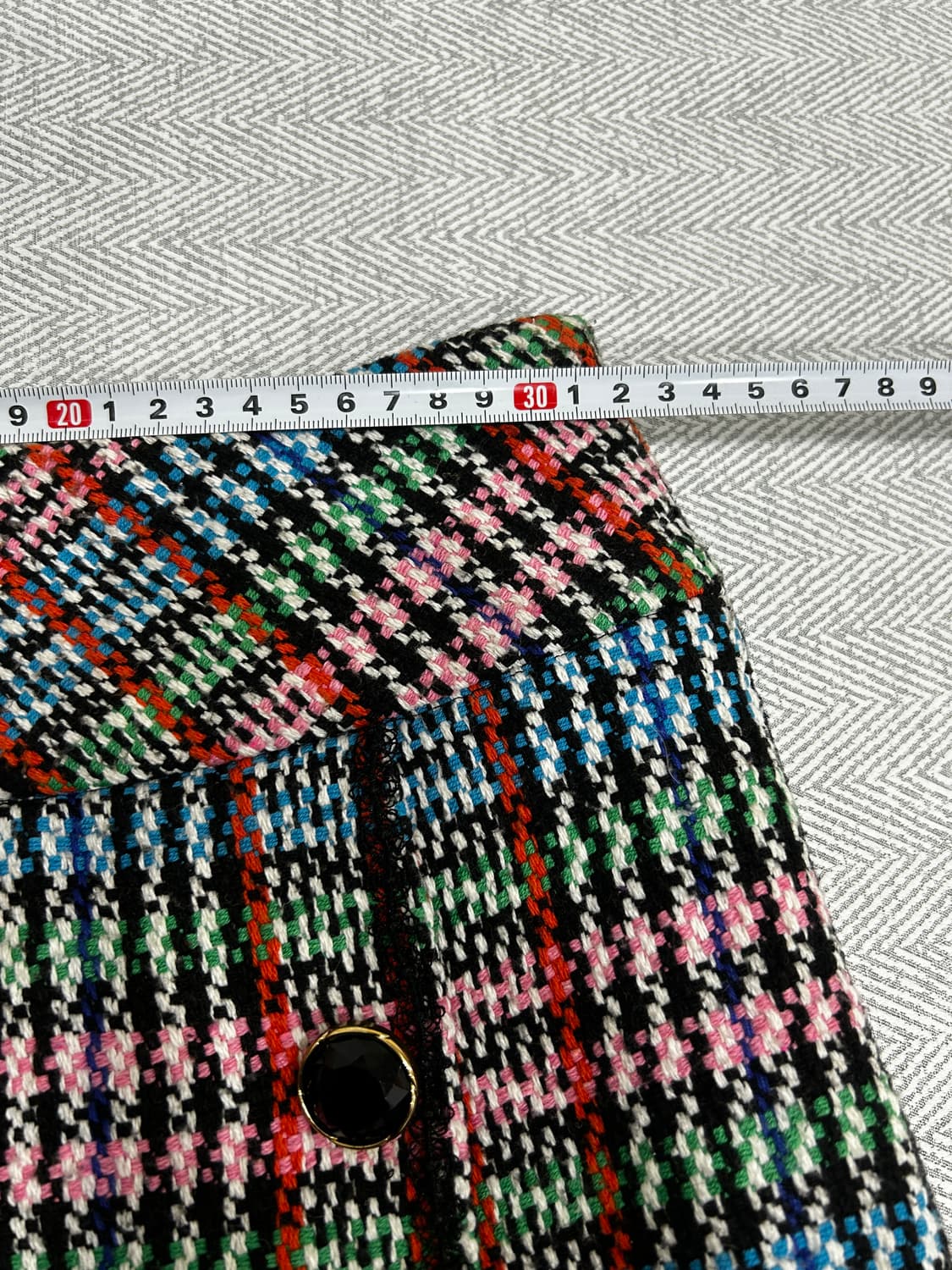 쏘리투머치러브 트위드 H라인 스커트 S사이즈 상품이미지10