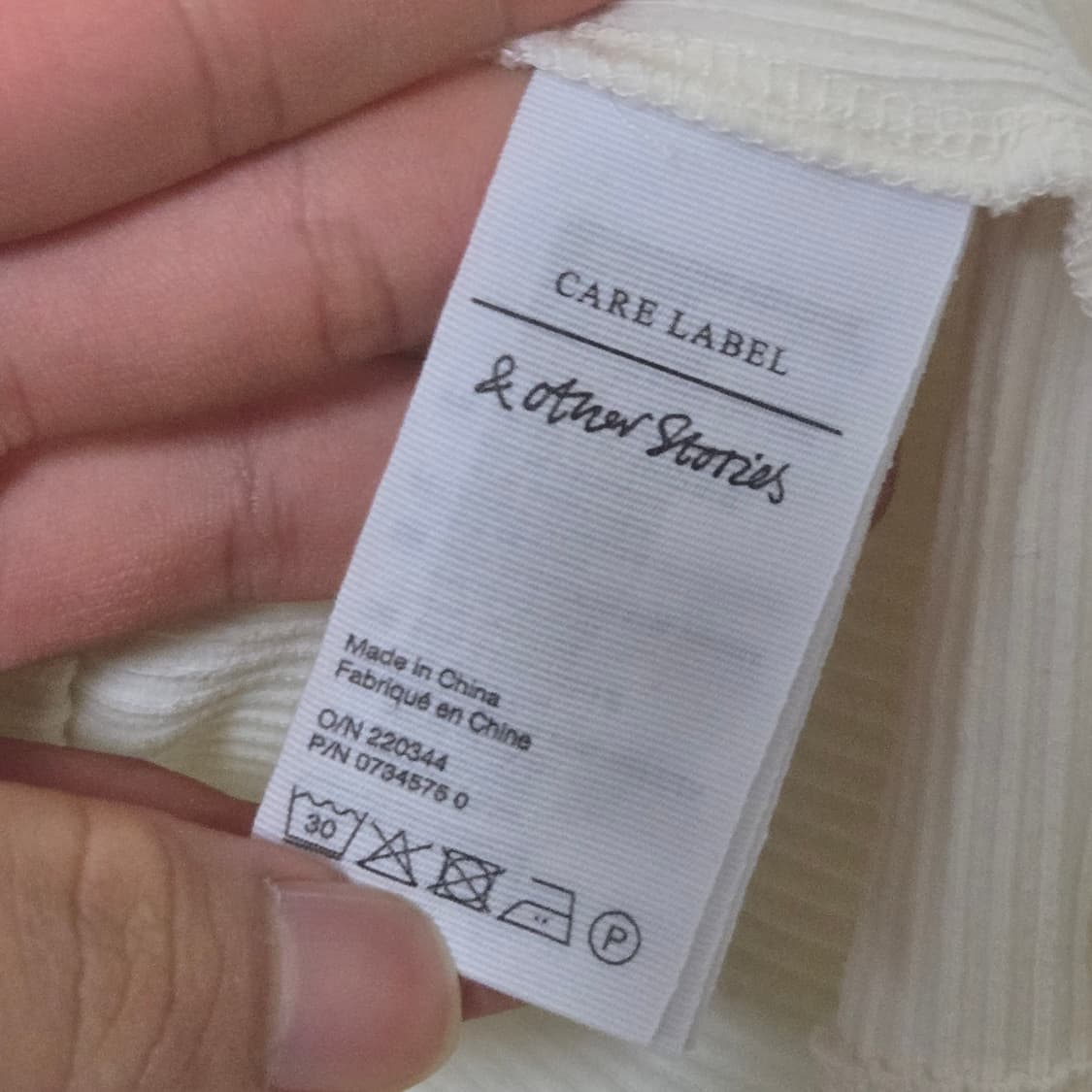 앤아더스토리즈 코튼 슬리브리스 탑  상품이미지5