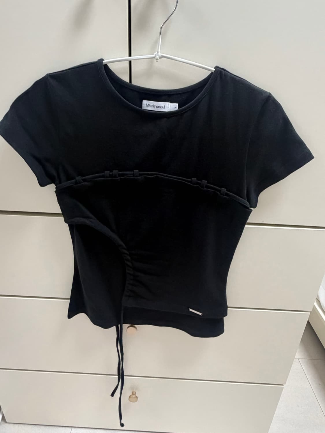 미세키서울 String shirring short slee 상품이미지1