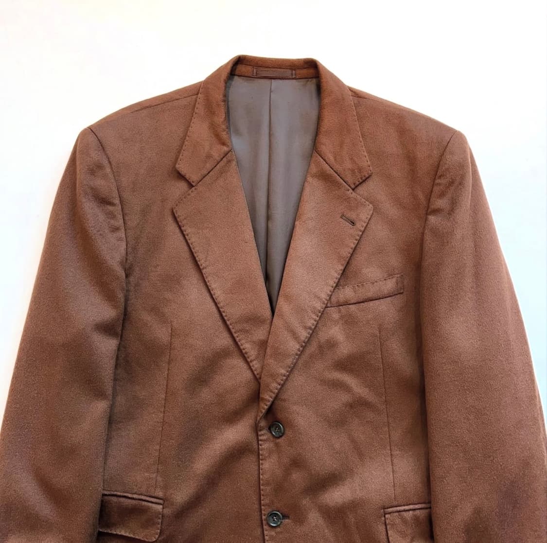 90년대 캐시미어 카멜 블레이저 상품이미지1