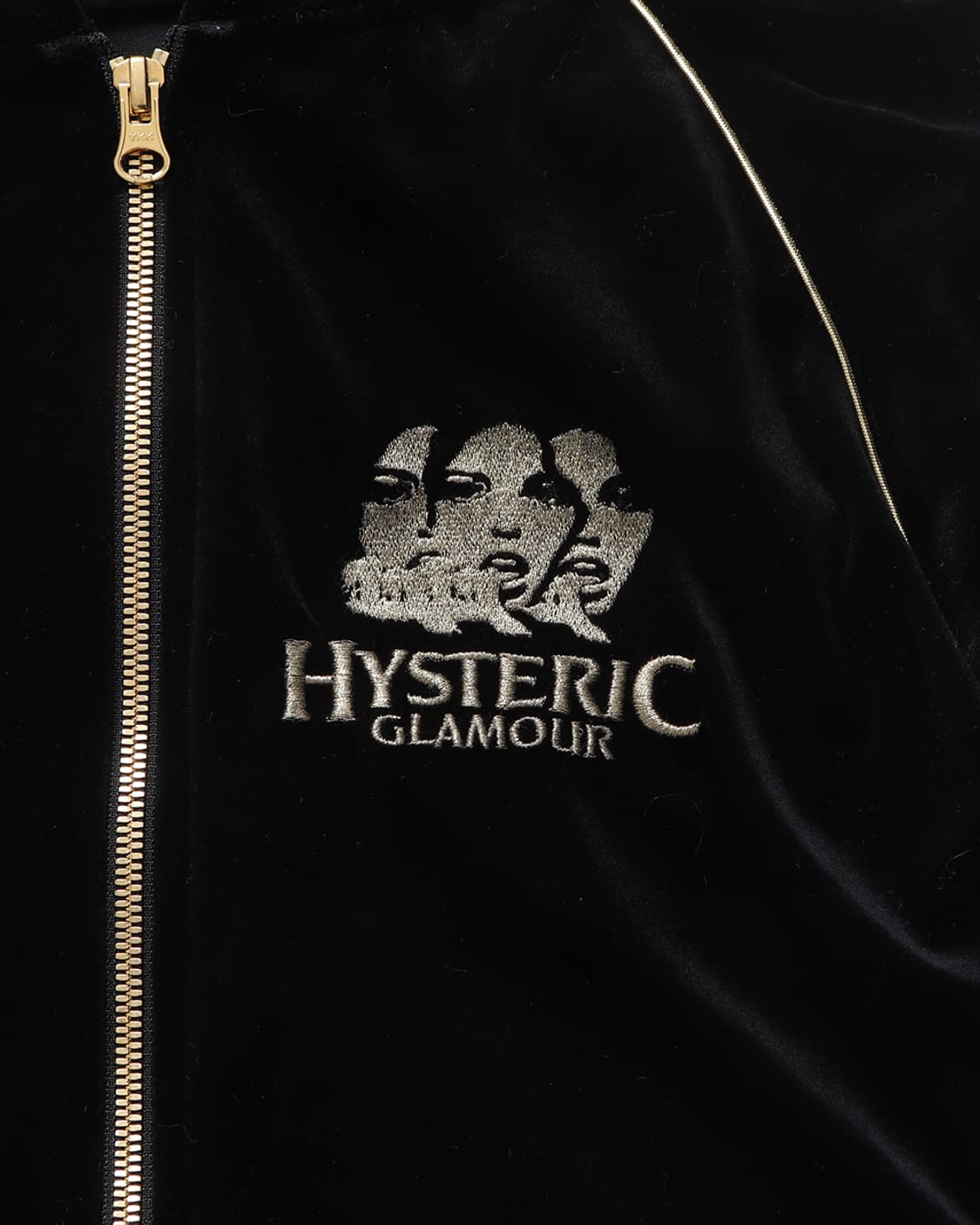 HYSTERIC GLAMOUR Velour Zip Hoodie 상품이미지3