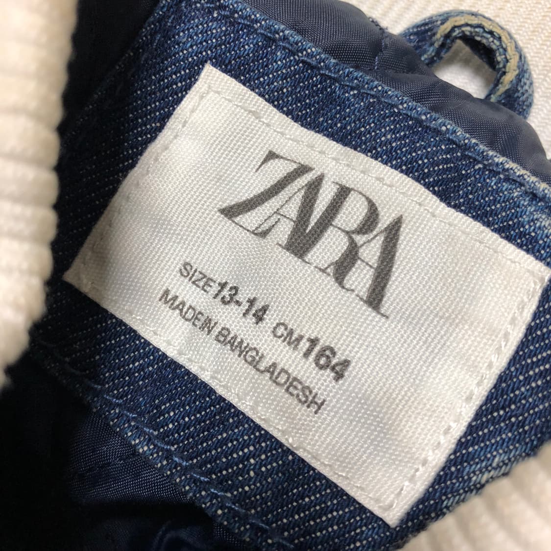 자라 바시티 자켓 LA 데님 남여공용 상품이미지4