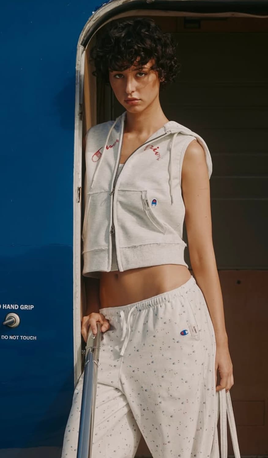 글로니 X 챔피온 셋업 (후드집업,쇼츠) 상품이미지2