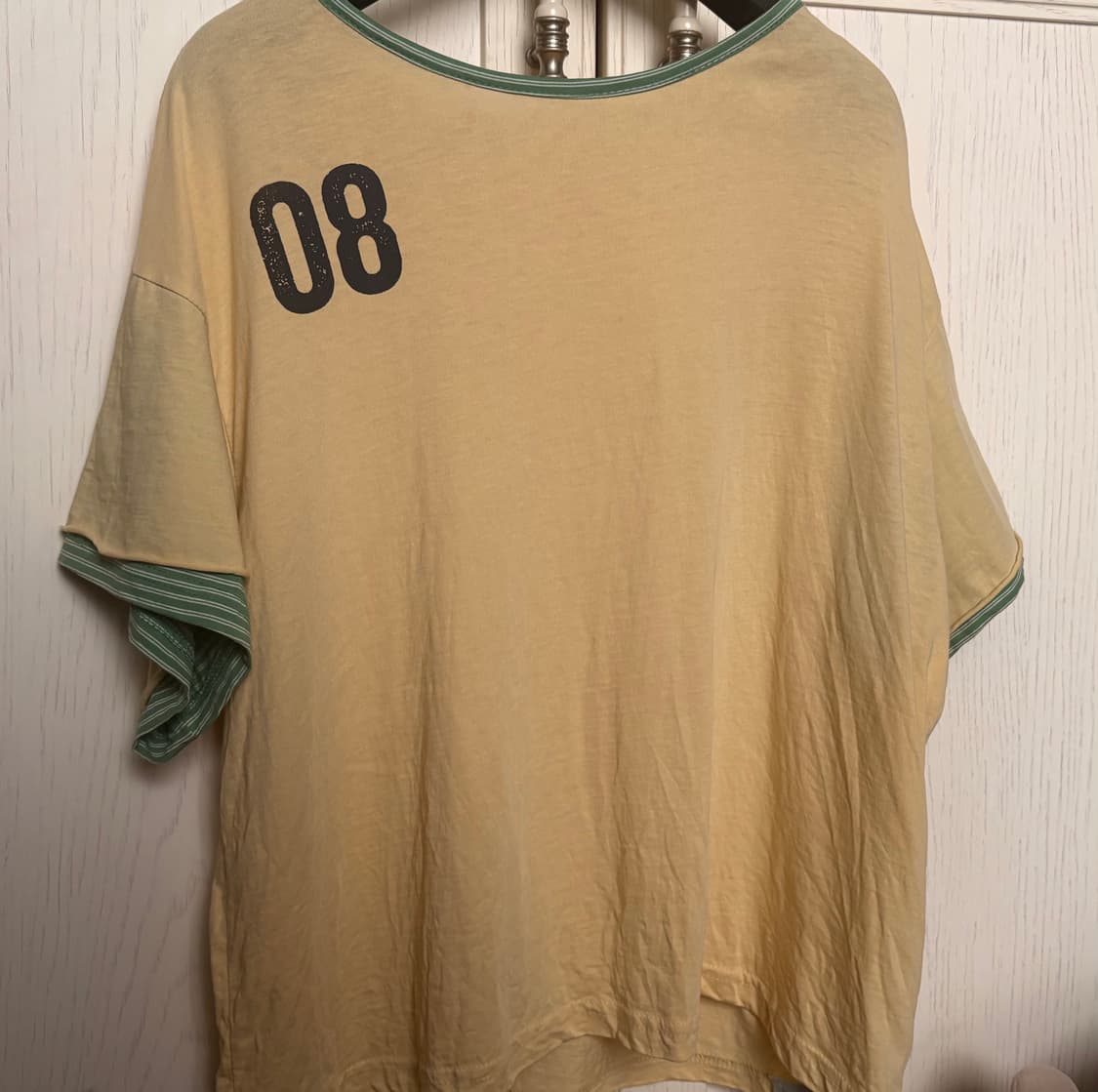 BUTTON DOUBLE SLEEVE T (YELLOW) 상품이미지2