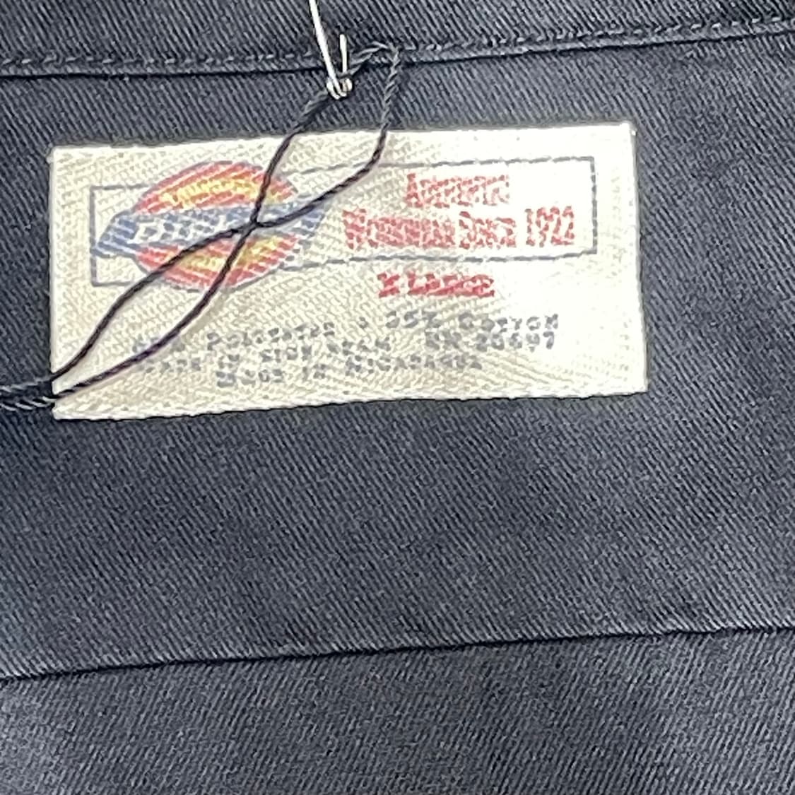 (XL) Dickies 디키즈 반팔 워크 셔츠 블랙 상품이미지6