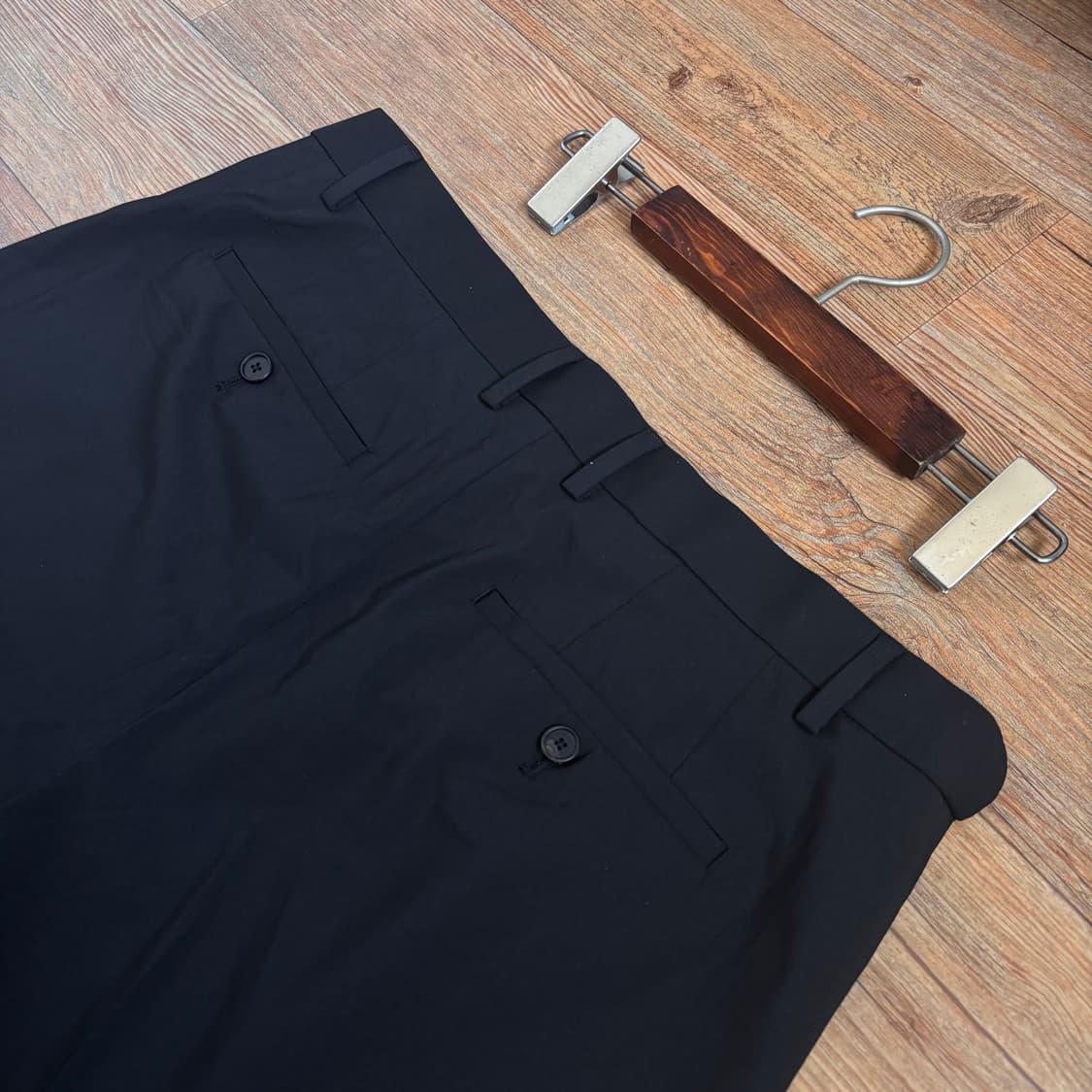 무신사 33 스탠다드 팬츠 바지 블랙 와이드핏 새제품급 슬랙스 상품이미지5